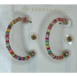 Kendra Scott Reese Multicolor Hoops New